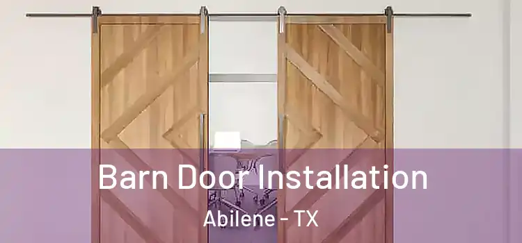  Barn Door Installation Abilene - TX