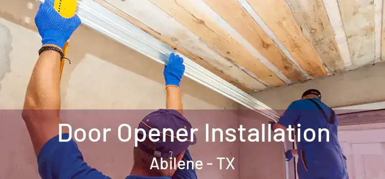  Door Opener Installation Abilene - TX