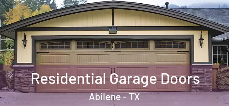  Residential Garage Doors Abilene - TX